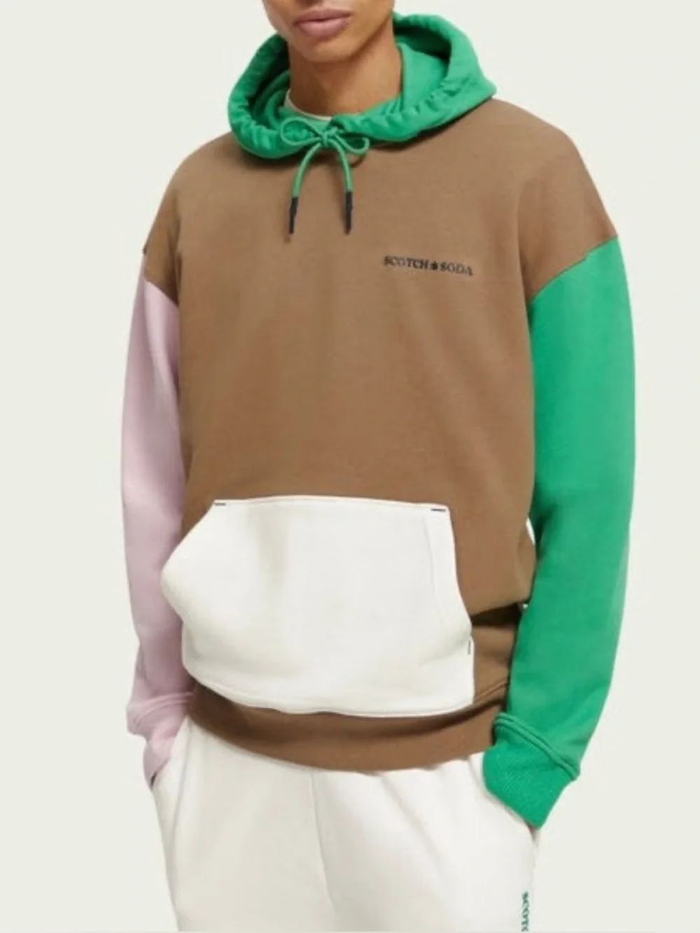 Scotch and Soda Colorblock Hoodie Unisex Sz XS NWOT